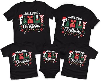 Personalized Christmas Shirts for Family | 2025 Family Christmas Shirts | Matching Christmas Shirt and Sweatshirts