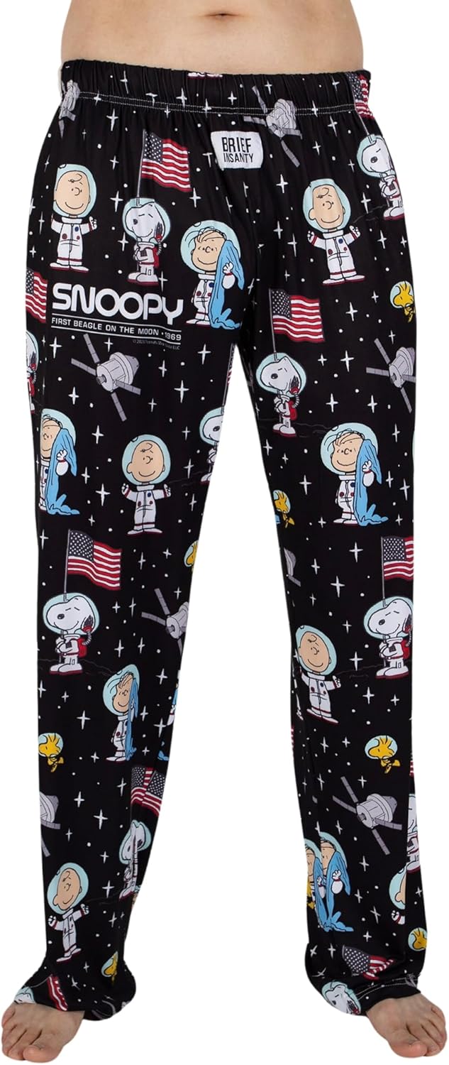 Collections Etc Unisex Snoopy Take Me to The Beach Lounge Pants Multi-Colored X-Large