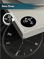 Vista 7 de Electric Kettle, Gooseneck Electric Kettle, ±1℉ Precise Temperature Control, Stainless Steel Interior, Quick Heating for Pour Over Coffee, Tea &