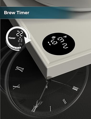 Miniatura 6 de Hervidores eléctricos, hervidor eléctrico de cuello de cisne, control de temperatura de  1 , interior de acero inoxidable, calentamiento rápido,