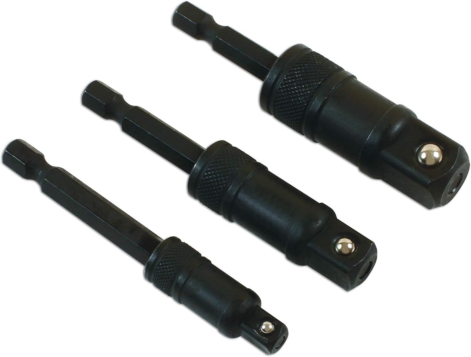 Laser Tools 7778 Impact Quick Locking Socket Adaptor Set 75mm 3pc