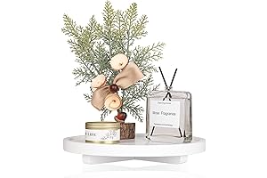 10 Inch White Decorative Round Tray