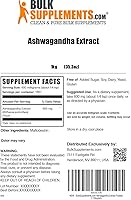 Vista 6 de Extracto de Ashwagandha, natural alivio del estrés, Bulksupplements, 1