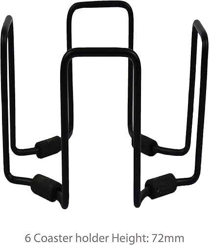 Miniatura 8 de Posavasos redondos absorbentes de agua hechos a mano para bebidas, 4 pulgadas de ancho, hechos de piedra arenisca arcoíris (juego de 6 con soporte)