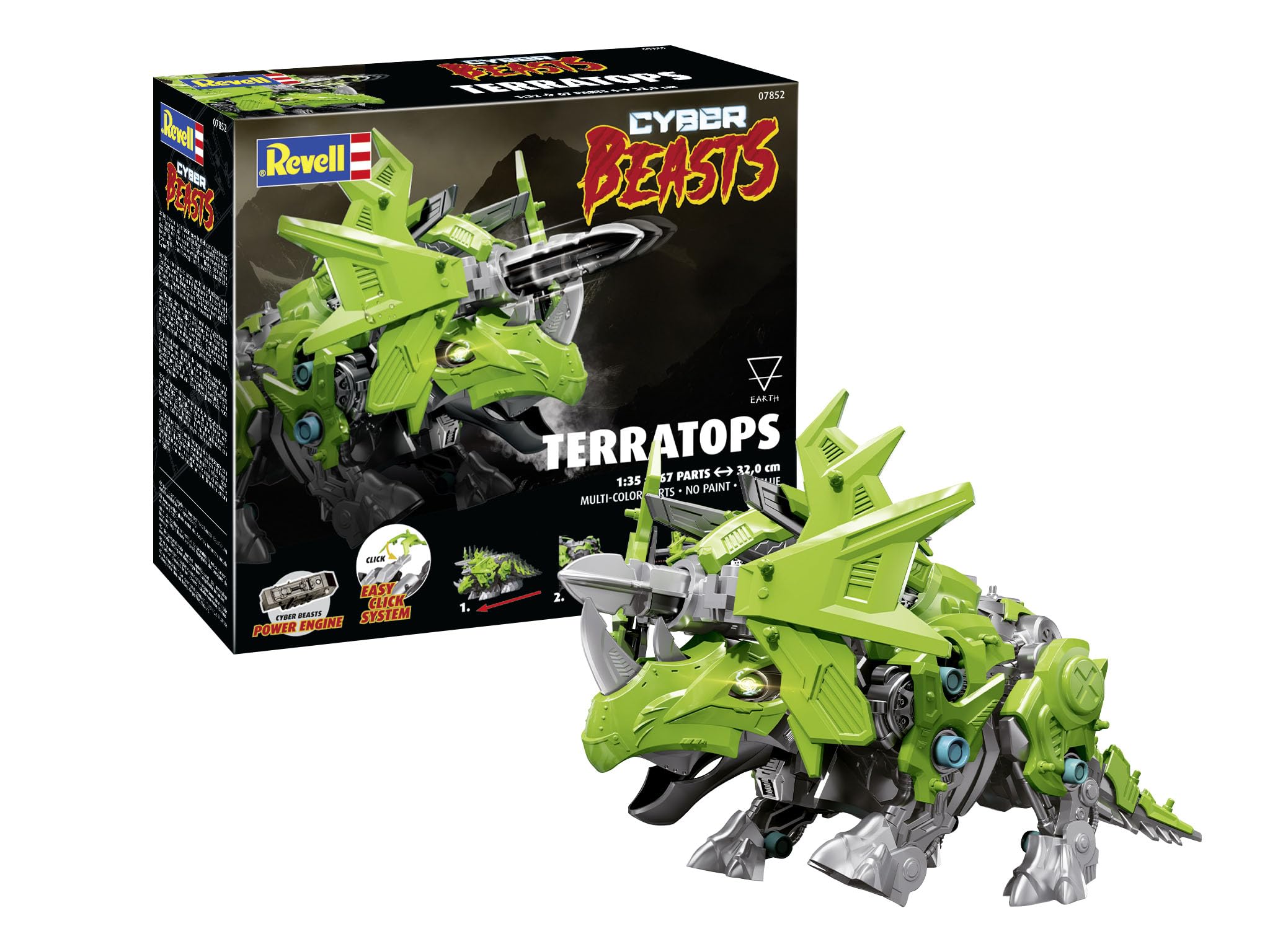 Revell CyberBeasts TerraTops 07852 Science Fiction Building Kit 1:35