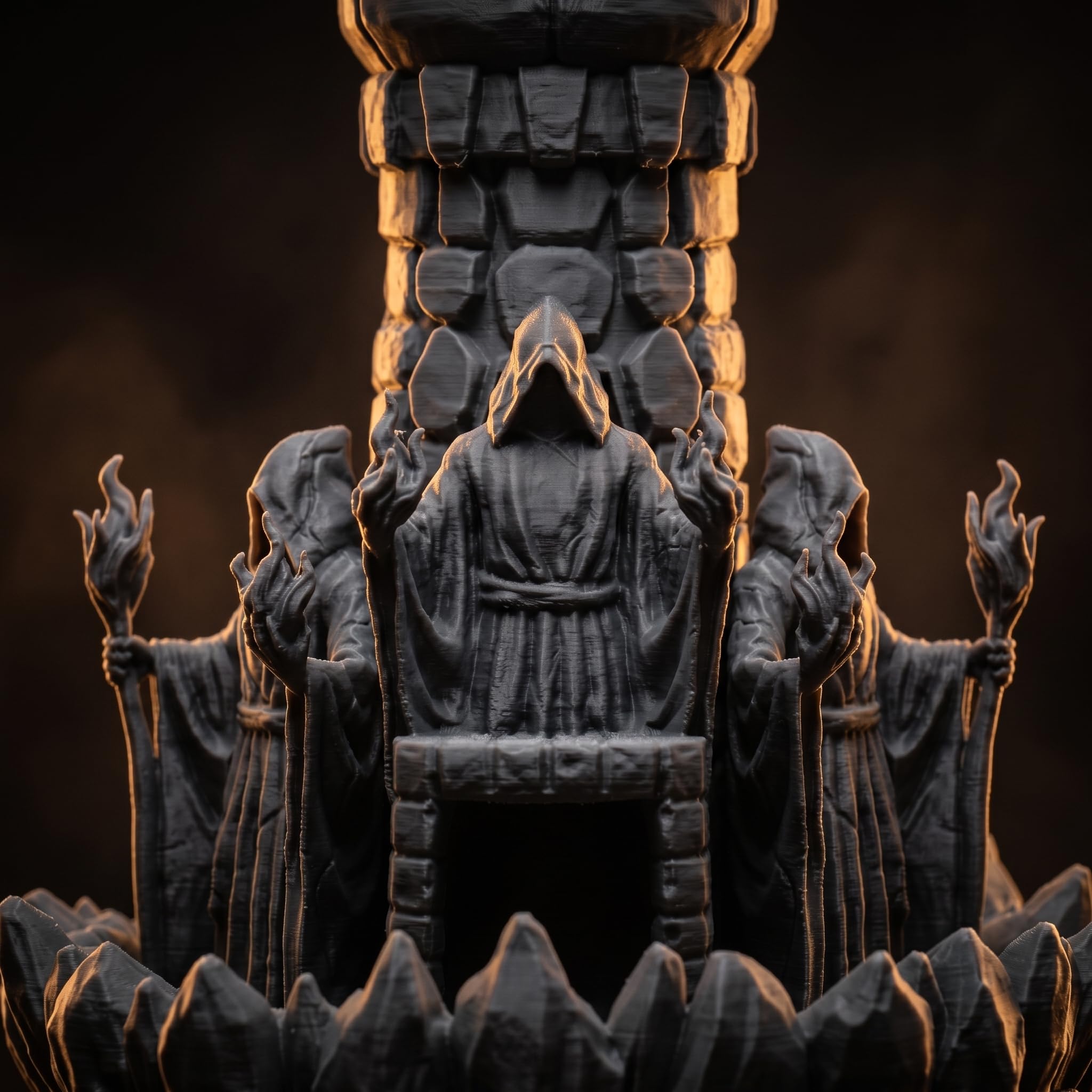Magier Würfelturm für Würfel bis 25mm | DND Wizard Dice Tower Made in Germany | Tabletop Rollenspiel Pen & Paper DSA Fantasy | bemalbar Deko | Geschenk Spielleiter