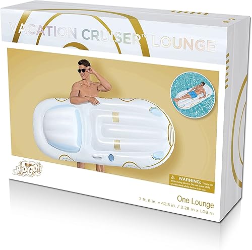 Miniatura 8 de Bestway H2OGO! Flotadores de piscina de felpa de lujo  Salones individuales y dobles y tumbonas para adultos