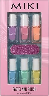 MIKI Pastel Nail Polish Set