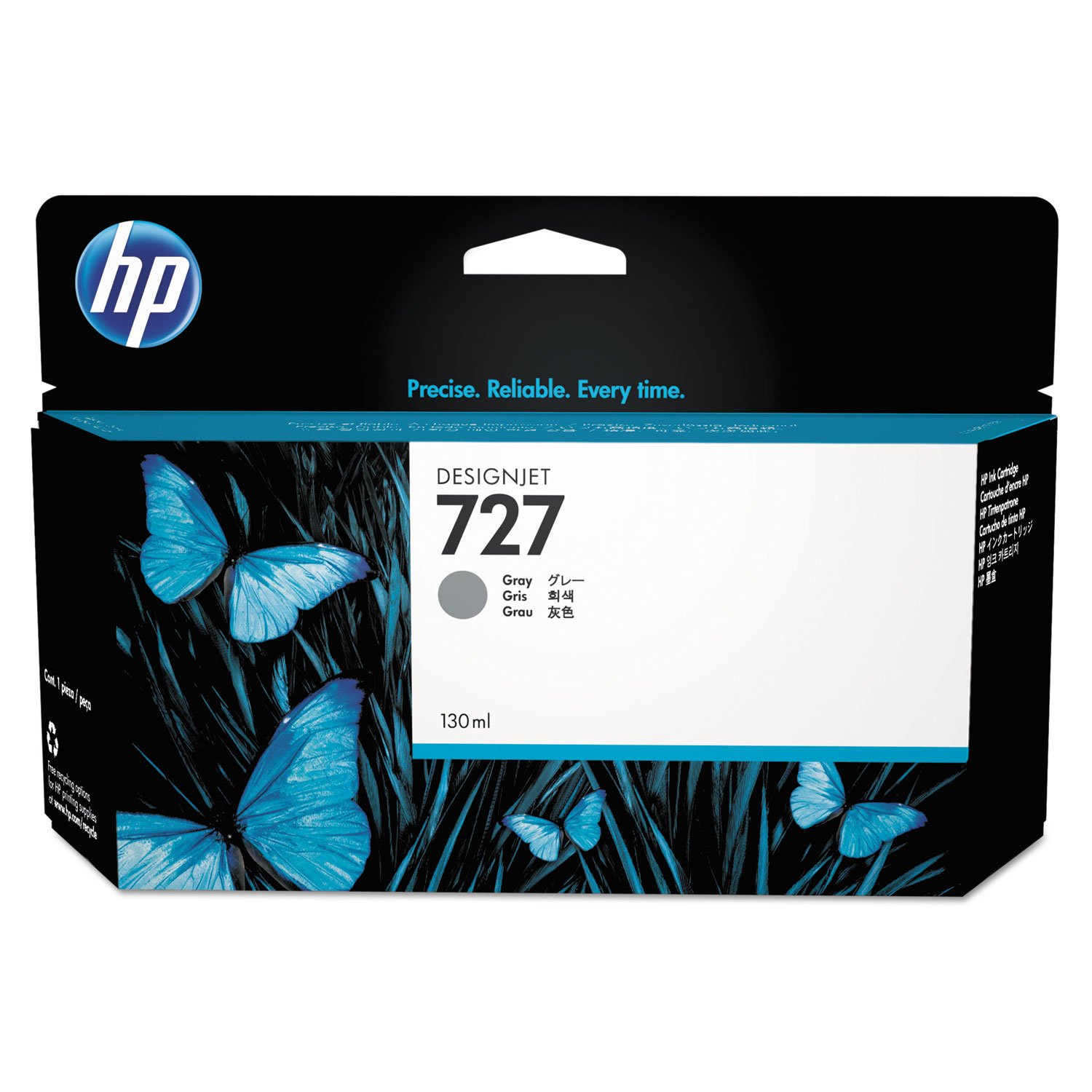 Cartouche HP 727 gris grande capacité 130ml pour des impressions durables - 2
