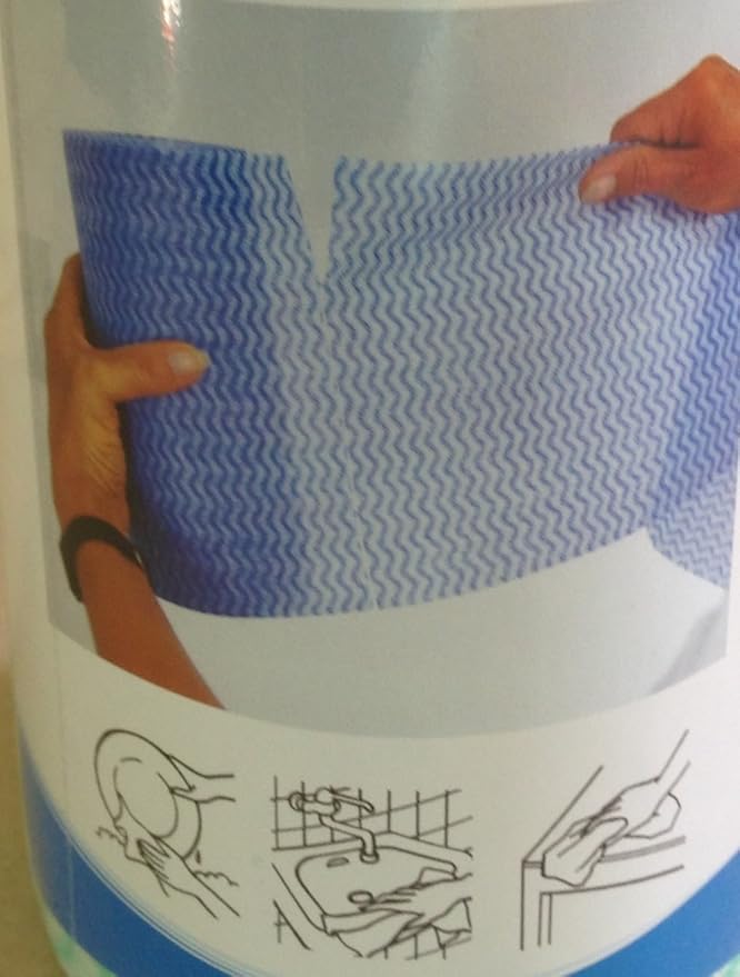 2 x cleaning cloths on a roll, cleaning cloths, wiping cloths Amazon