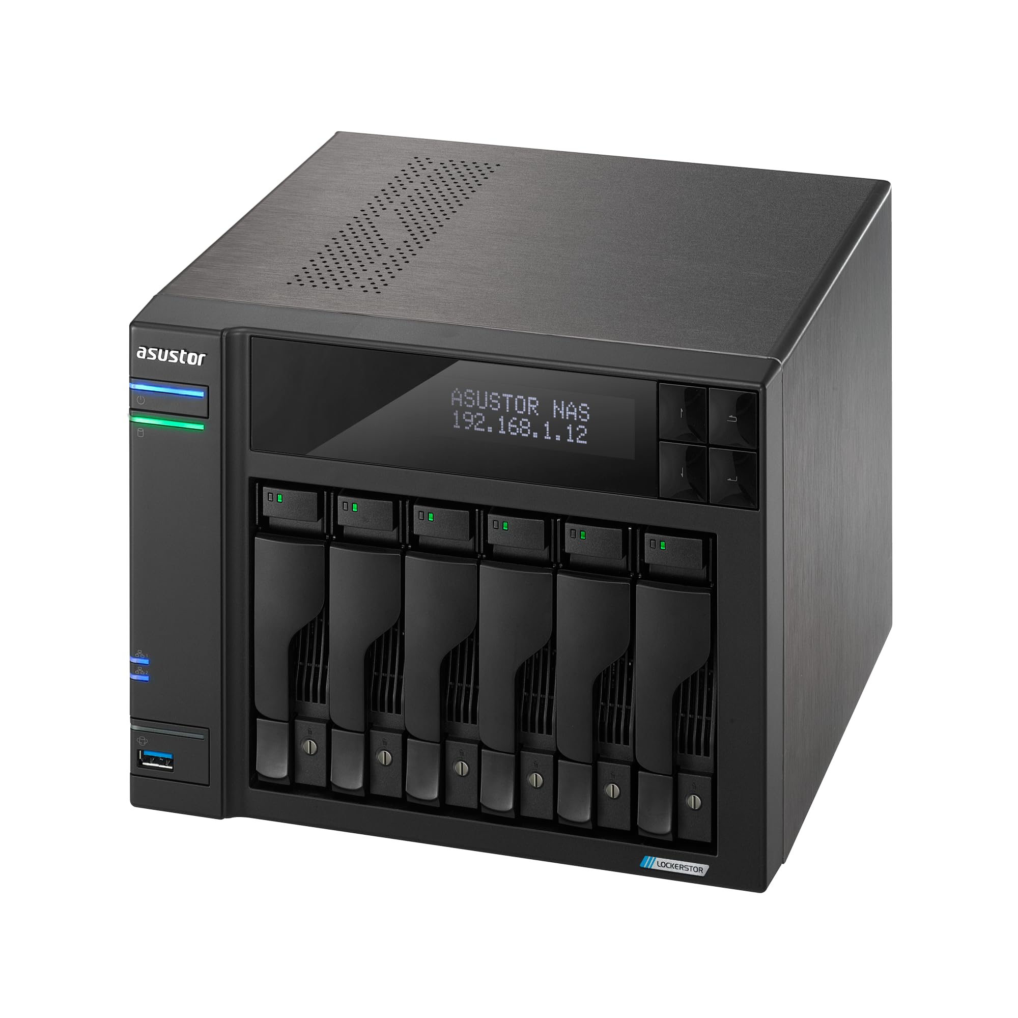 Amazon.co.jp: ASUSTOR Lockerstor 6 Gen2+ デュアル5Gbイーサネット