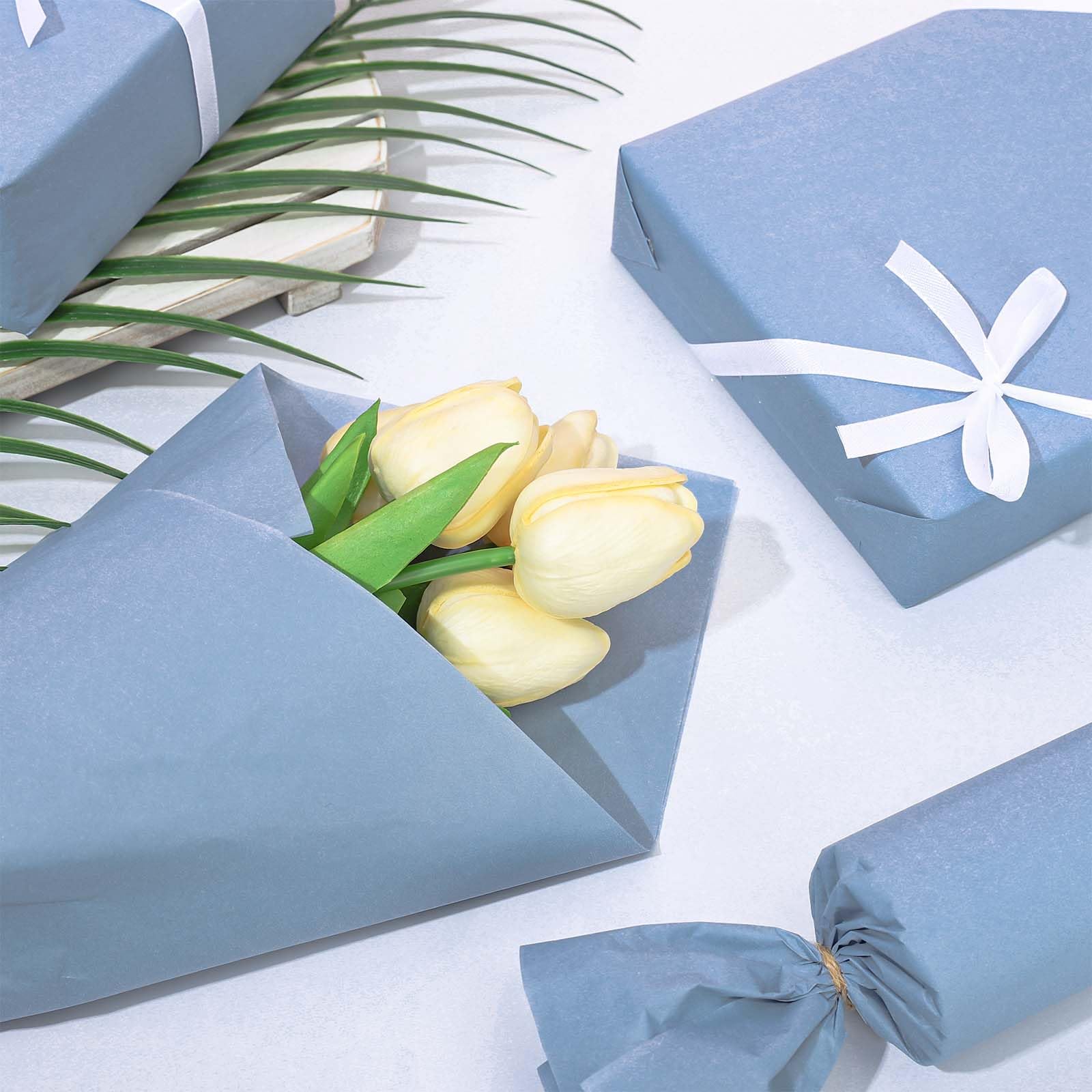 blue tissue paper for wedding dress Non-woven Solid Color Tissue Sheets