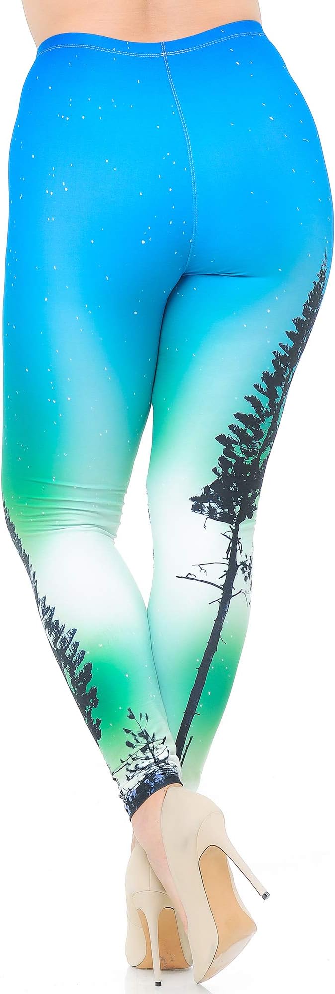 Creamy Soft Premium Women's Leggings Plus Size, High Rise, Stretchy & Breathable, Comfortable Fit - by USA Fashion™