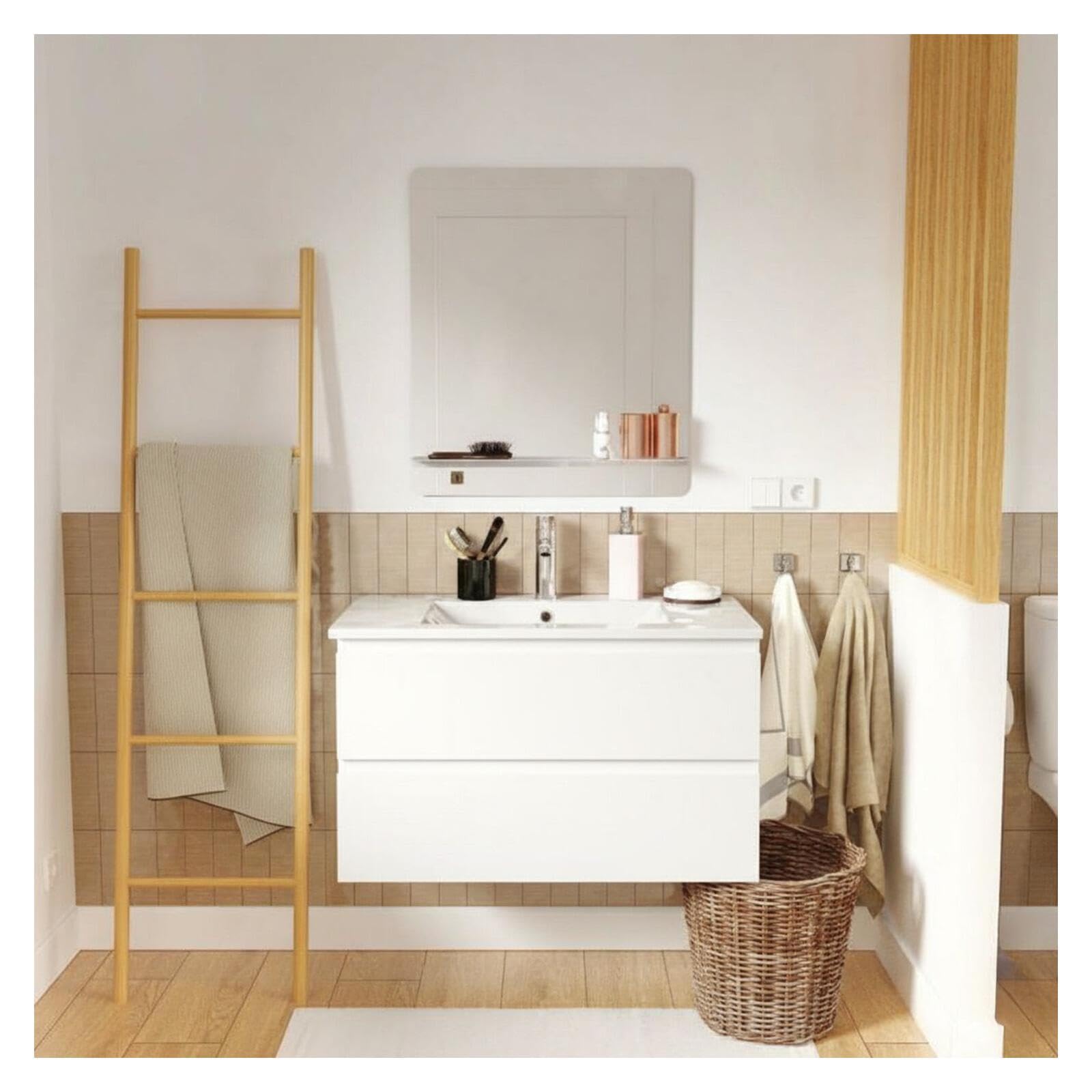 MOB-IN Meuble Simple Vasque Sorrento 80 cm