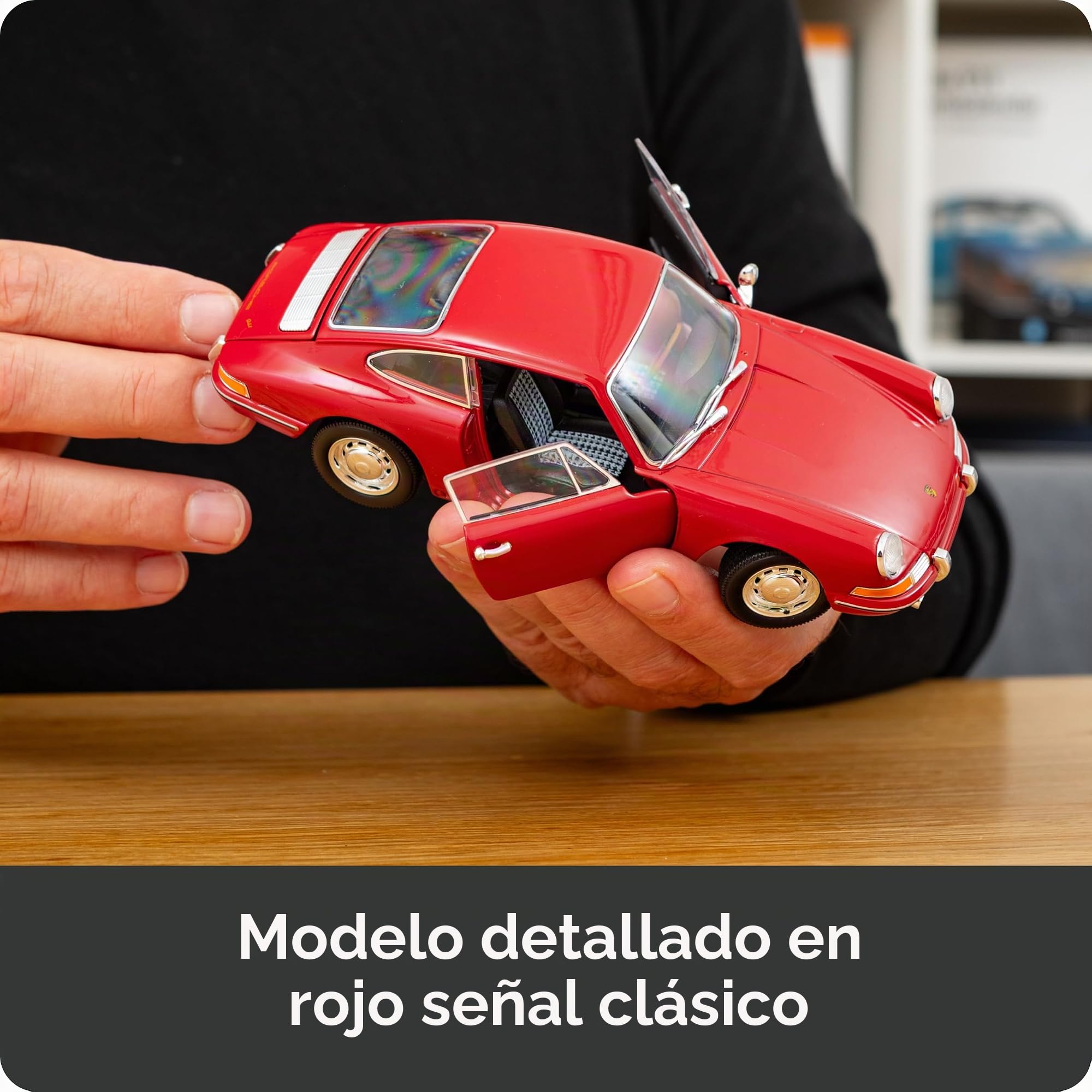 FRANZIS 67247 Porsche 911 Build Your Legend - Juego de construcción Detallada (Incluye módulo de Sonido, iluminación LED, Libro de acompañamiento)