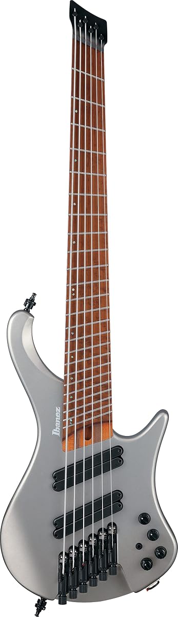 Bass Workshop EHB1006MS Bajo multiescala de 6 cuerdas - Gris metalizado mate