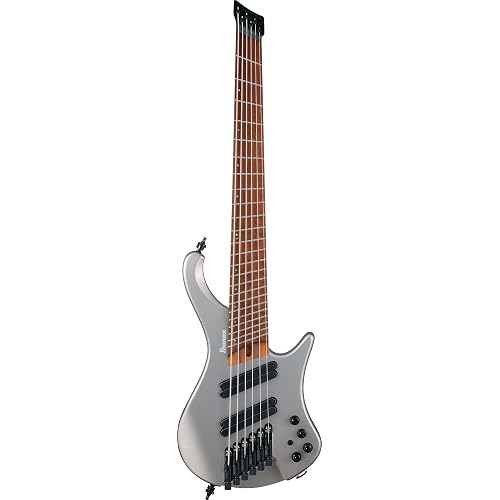 Ibanez Bass Workshop EHB1006MS 6-string Multi-scale Bass Guitar - Metallic Gray Matte