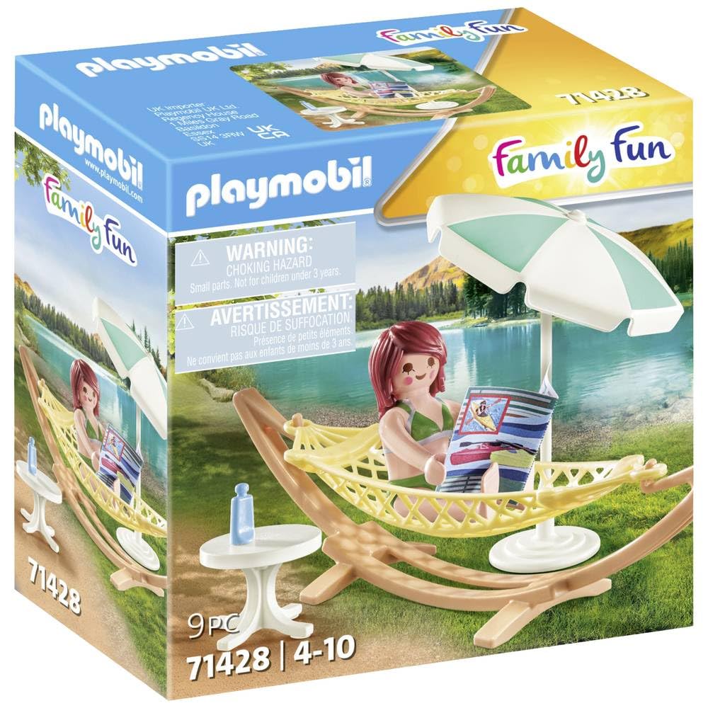 Playmobil 71428 Family Fun Beach Lounger, Outdoor Toy and Imaginative Role-Play, PlaySets Suitable for Children Ages 4+
