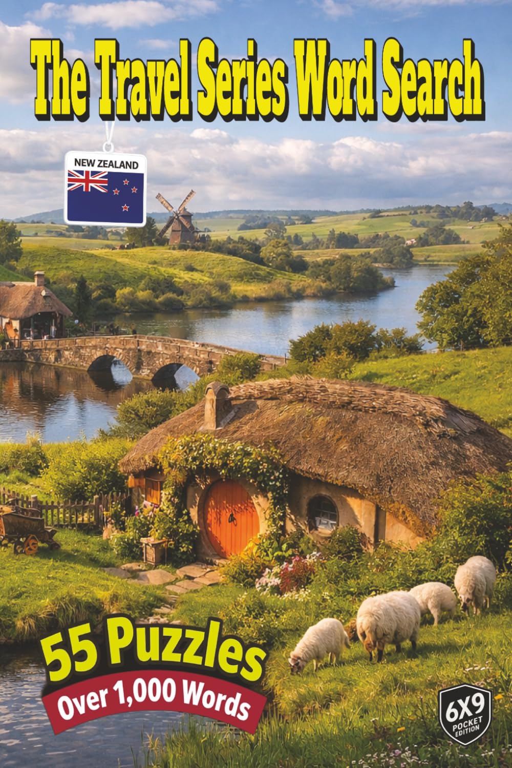 The Travel Series Word Search: New Zealand: Discover Māori traditions, legendary Hobbiton, unique wildlife, and everyday Kiwi experiences as you journey through 55 puzzles and over 1,000 words