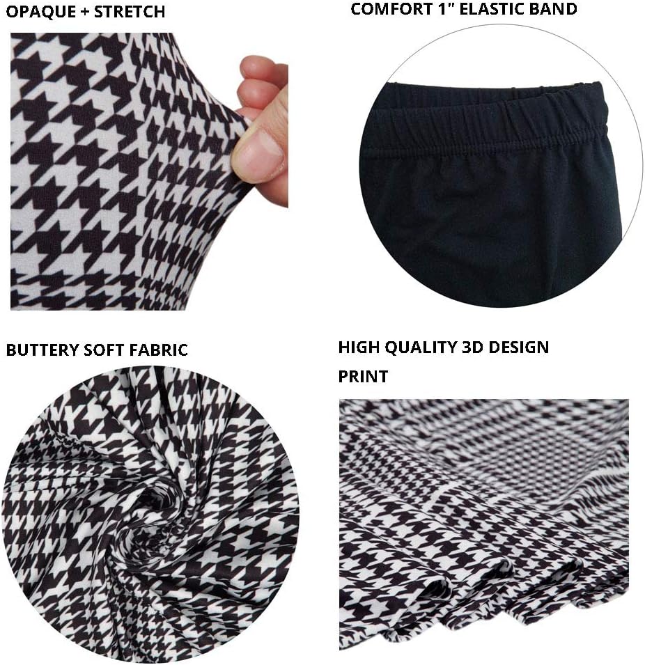 sissycos Women's Artistic Splash Printed Cropped Capri Leggings Buttery Soft Tights 21" - Image 5