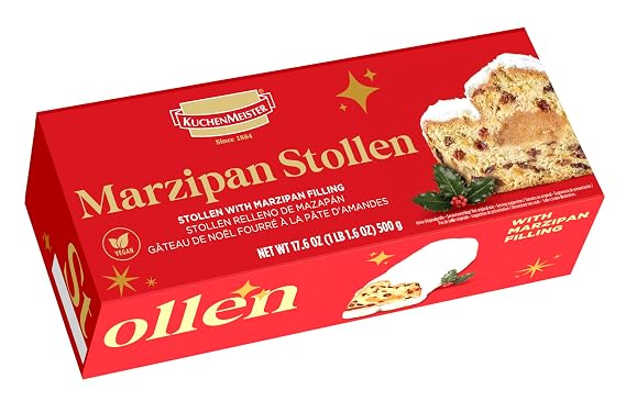 Kuchenmeister Marzipan Stollen in Gift Box, 17.5 Ounce