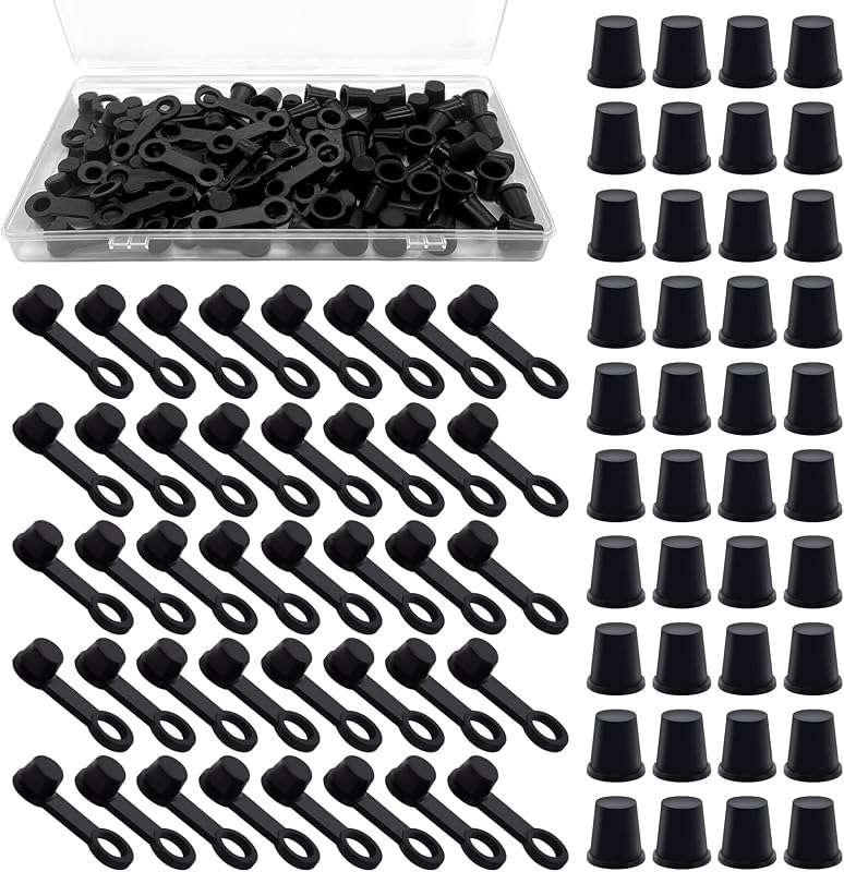 Kit de Tampas de Borracha para Parafuso de Sangria de Freio e Graxeira Waltool – 80 peças