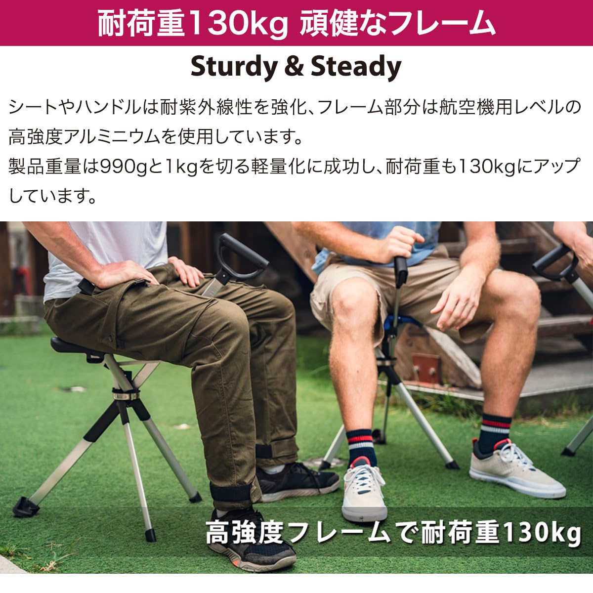 Amazon.co.jp: Step2Gold Ta-Da Chair Series2【2秒で椅子になる三脚