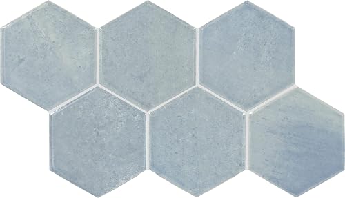 Daltile Mesmerist 4" Hexagon Ceramic Wall Tile in Whimsy (30 PC Per Carton) (3 SQFT Per Carton )