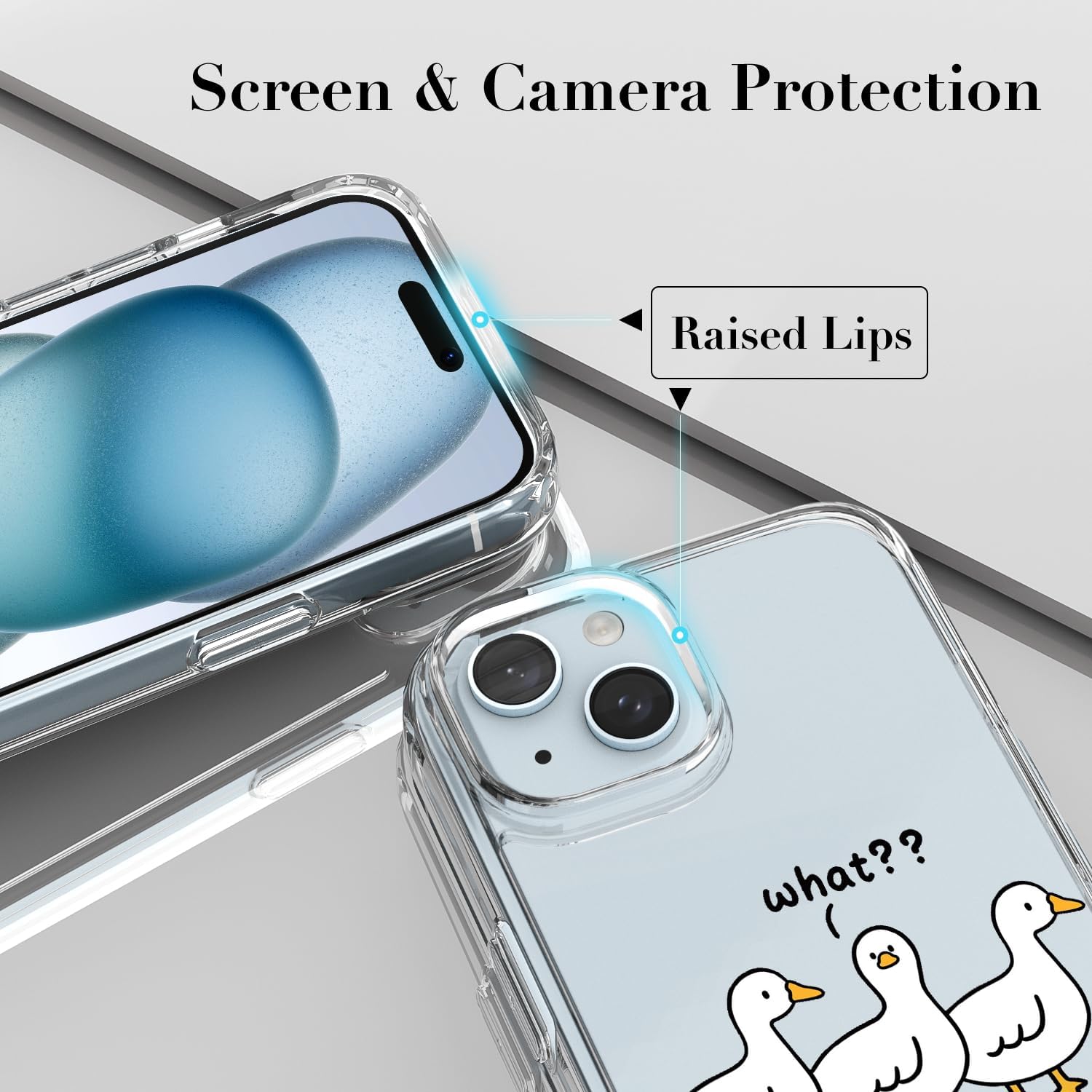 JOYLAND Duck Phone Case for iPhone 16 Pro Max Funny Animal Design image 4