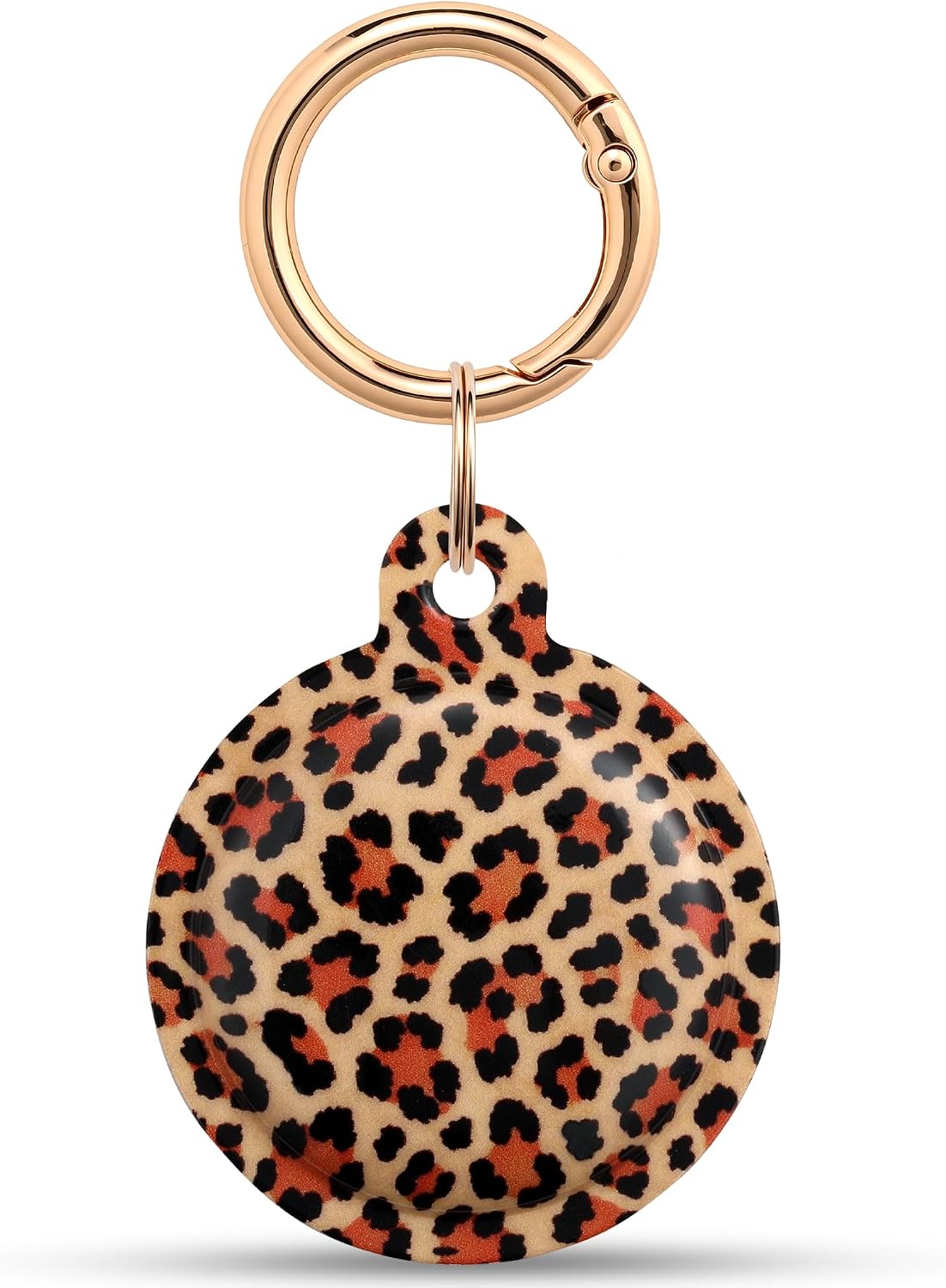 for AirTag Keychain Holder, Leopardprint, Waterproof Case