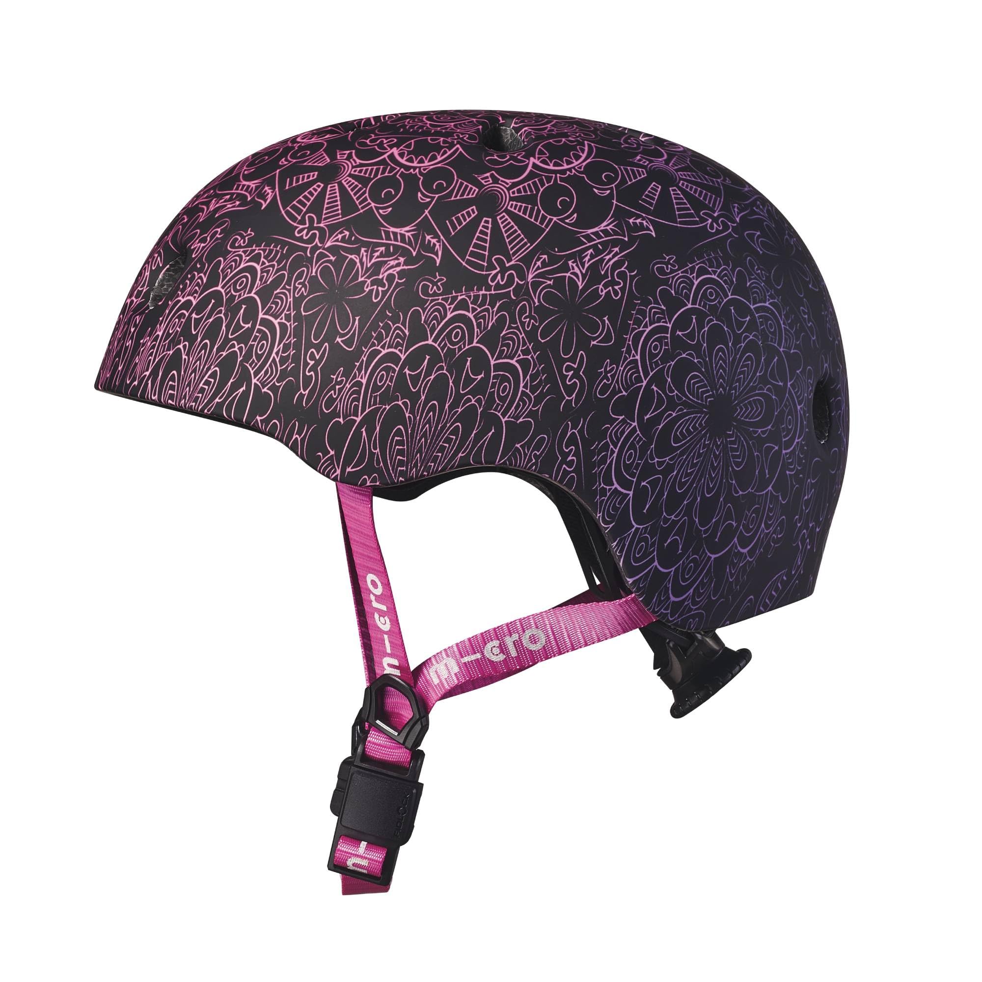 Micro® | Casco Infantil para Patinete o Bicicleta | Luz Trasera de Seguridad 3 Posiciones | Ultraligero 250 Gramos | Cierre Magnético | Niños y Niñas