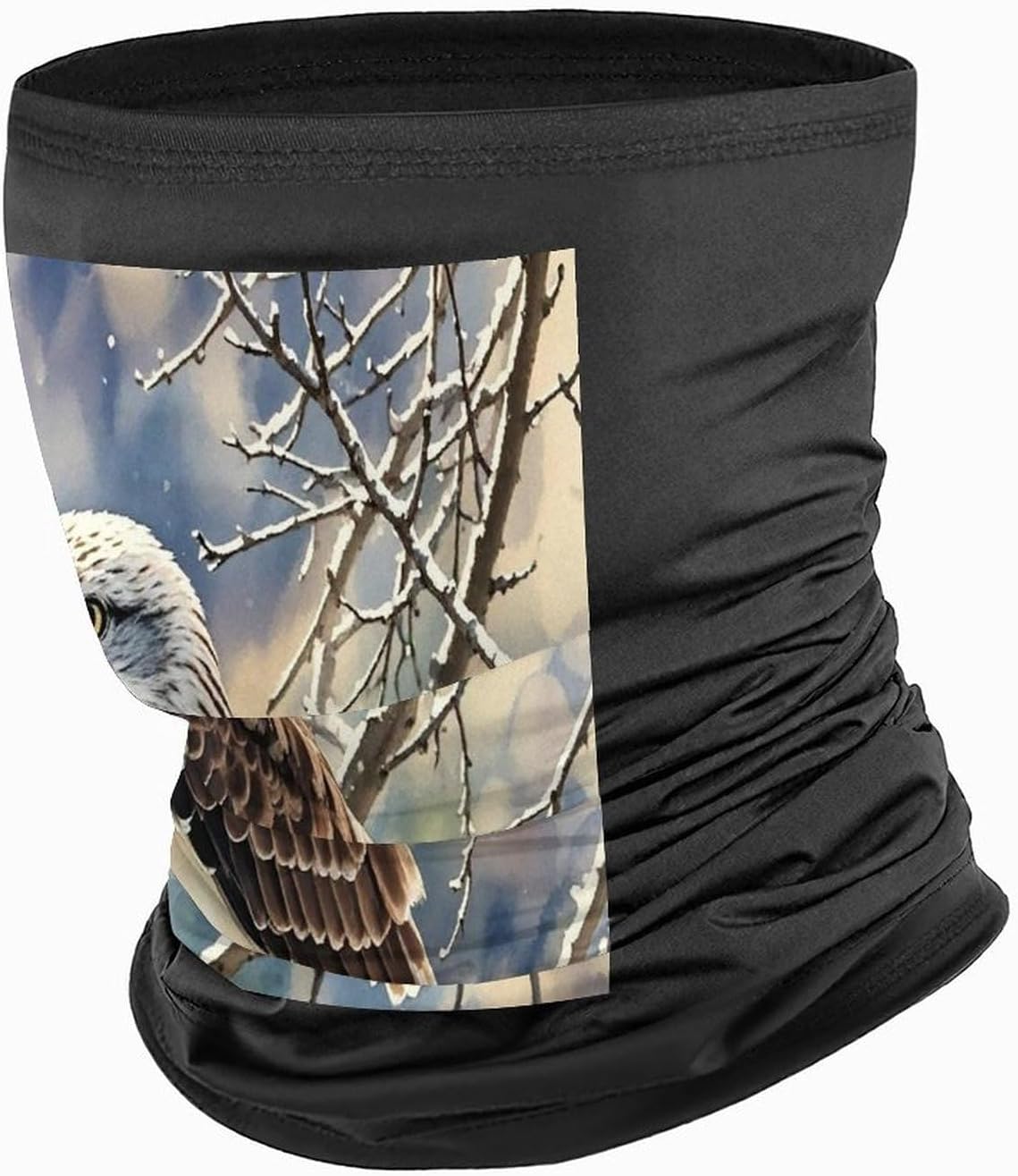 Hawk Neck Gaiter Face Cover Scarf, Breathable Quick Dry Lightweight Bandana for Men Women Skiing Fishing Hiking Cycling