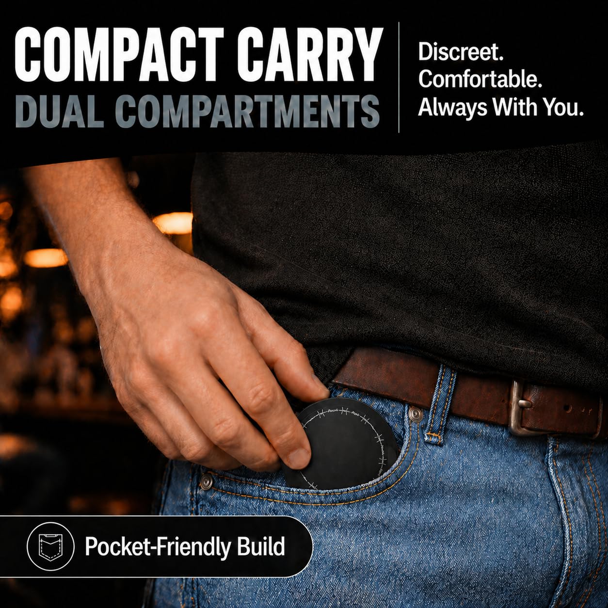 Contenedor de metal para almacenamiento de bolsas y artículos de transporte diario | Almacenamiento de tamaño de bolsillo | Contenedor de aluminio hermético | Almacenamiento resistente a la humedad |