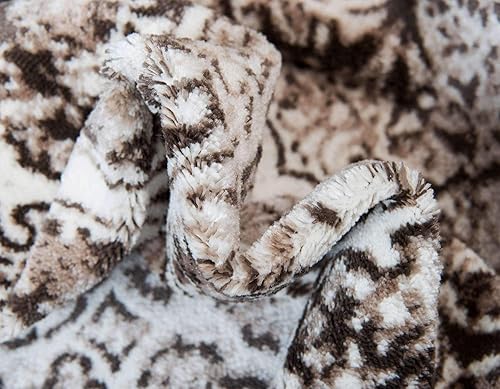 Miniatura 7 de Sofia, alfombra clásica de diseño abstracto, Polipropileno, Marrón