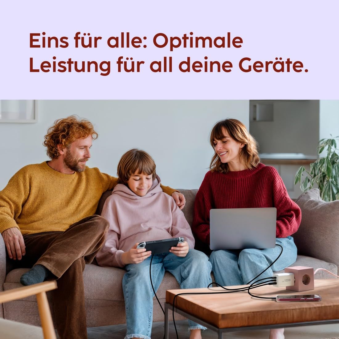 Hama USB Schnellladegerät, 2X USB C + 1x USB A, Mini Ladegerät, 100W | GaN Charger schwarz, Universal Ladegerät, Quick Charge 3.0/Power Delivery, USB Ladestecker mehrfach, Laptop Netzteil