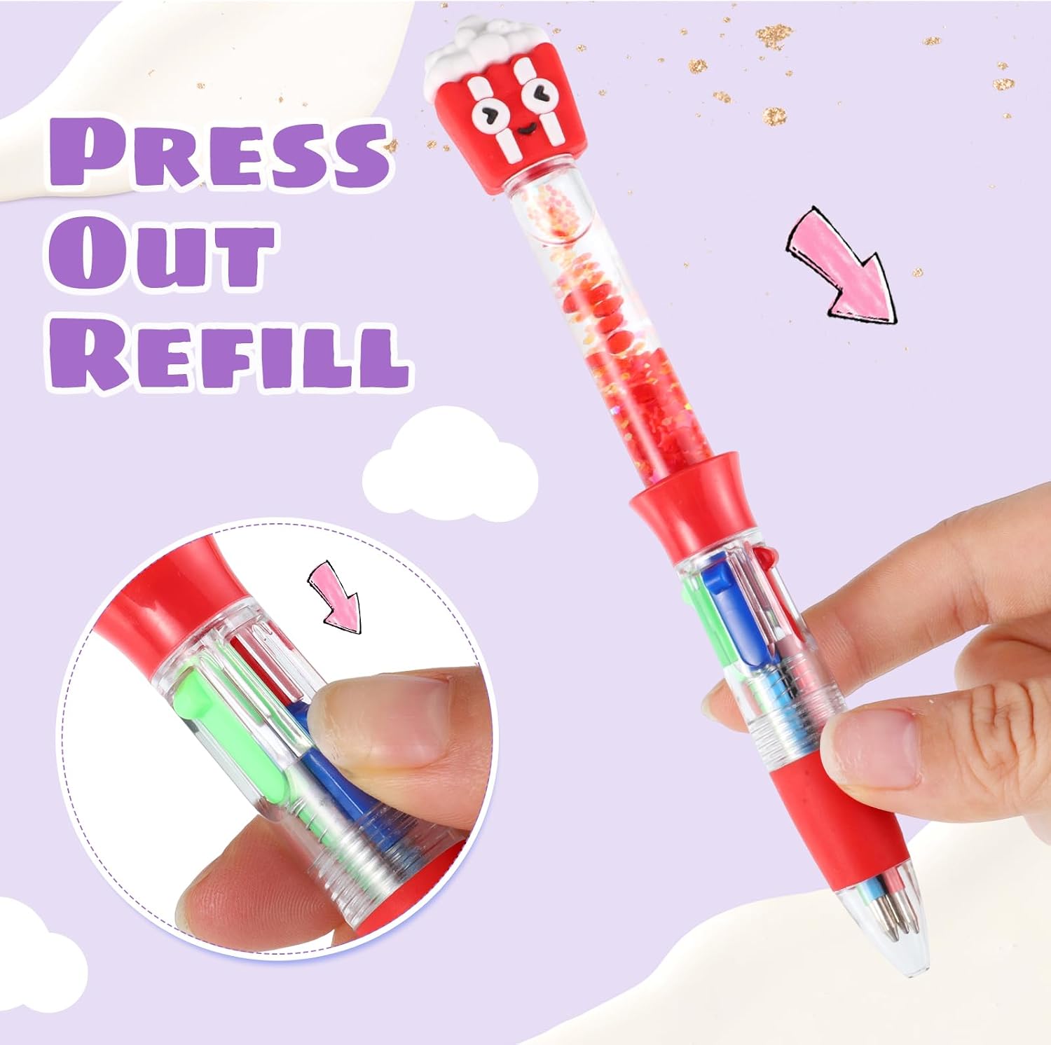 16 Packs Multicolor Pen in One, 4-in-1 Fun Pen thumbnail