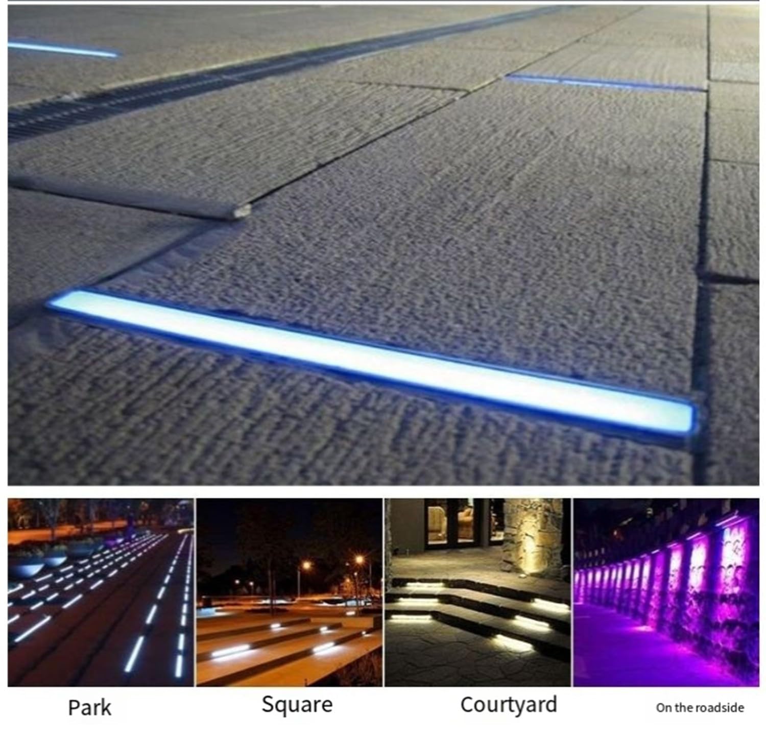 Segnapasso Led Esterno Esterno Luce Sotterranea A LED Faretti Da Incasso IP65 Impermeabile Per Patio Sentiero Iarda Vialetto Giardino Illuminazione Del Paesaggio Warm light,5W