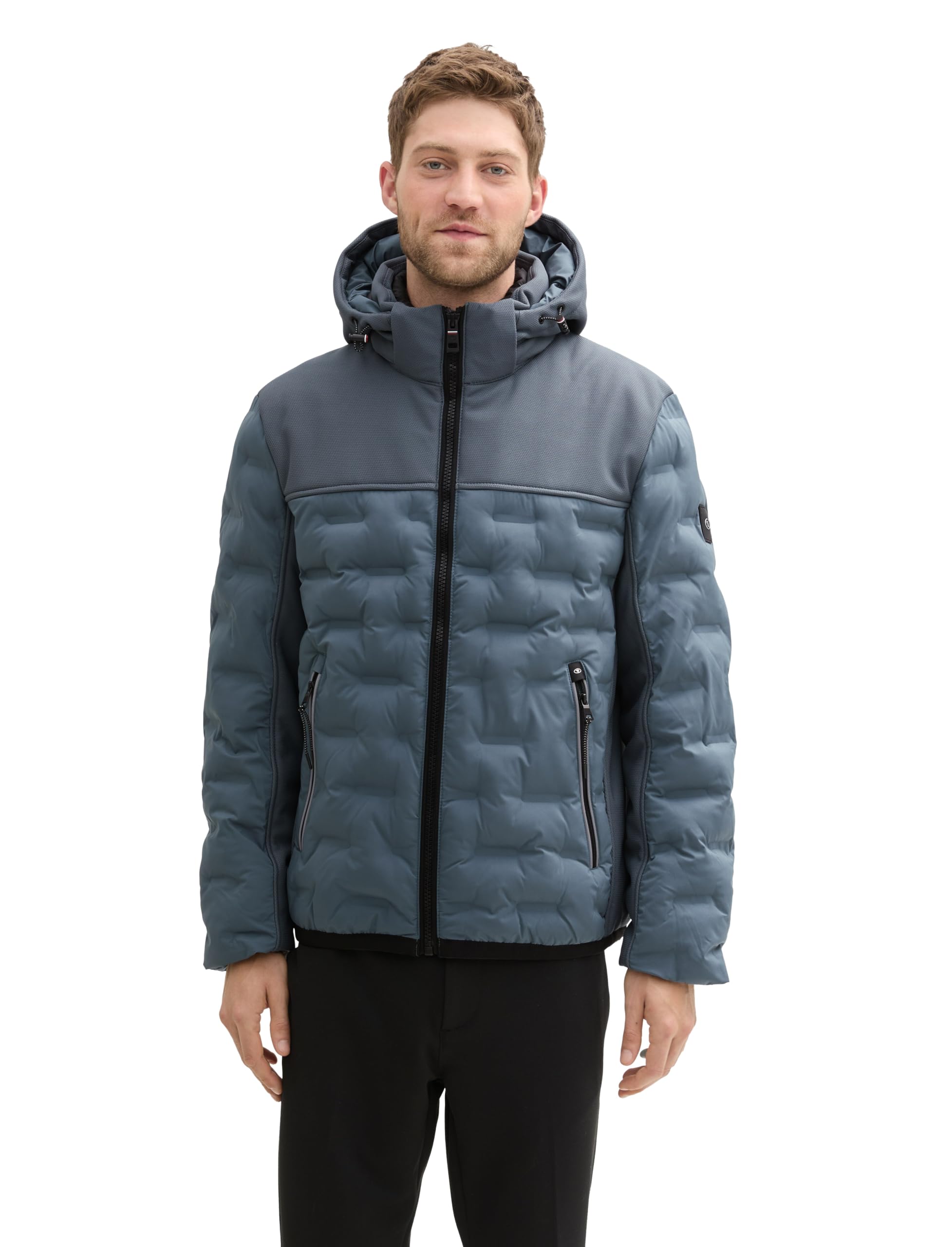 TOM TAILOR Herren Hybrid Pufferjacke