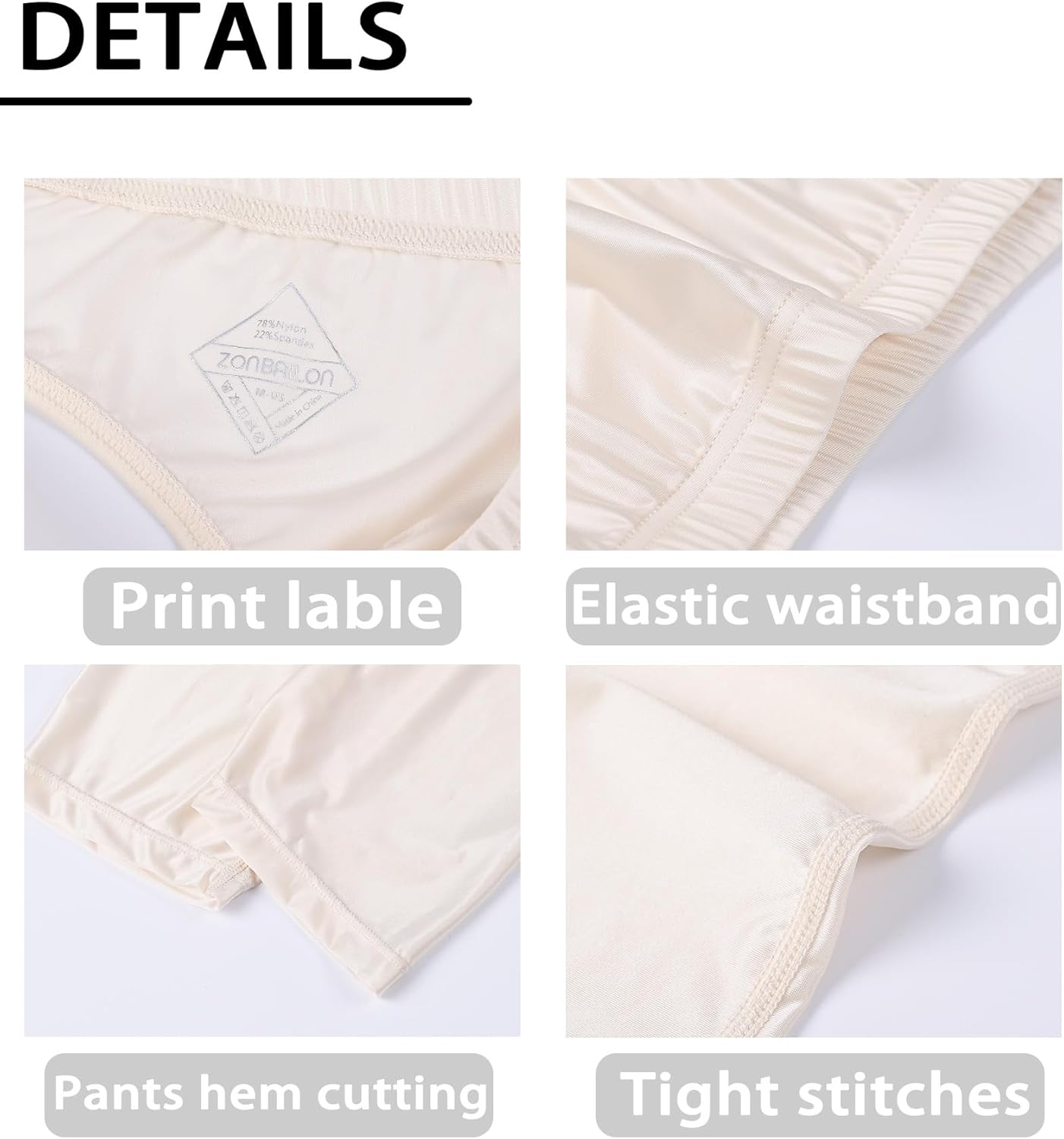 JINSHI Men’s Open Front Thermal Underwear Bottoms Male Glossy Slim Fit Long Johns Tights Compression Pants S-2XL - Image 3