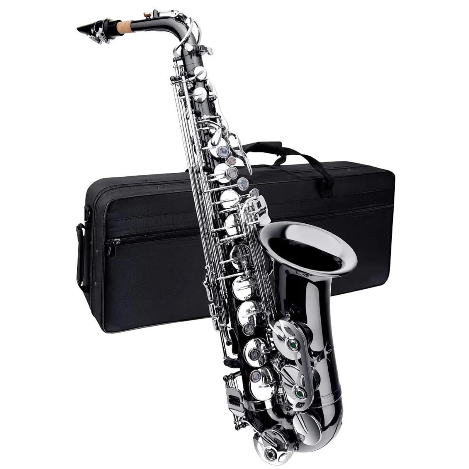 Saxofón Saxofón Alto Eb Niquelado Negro