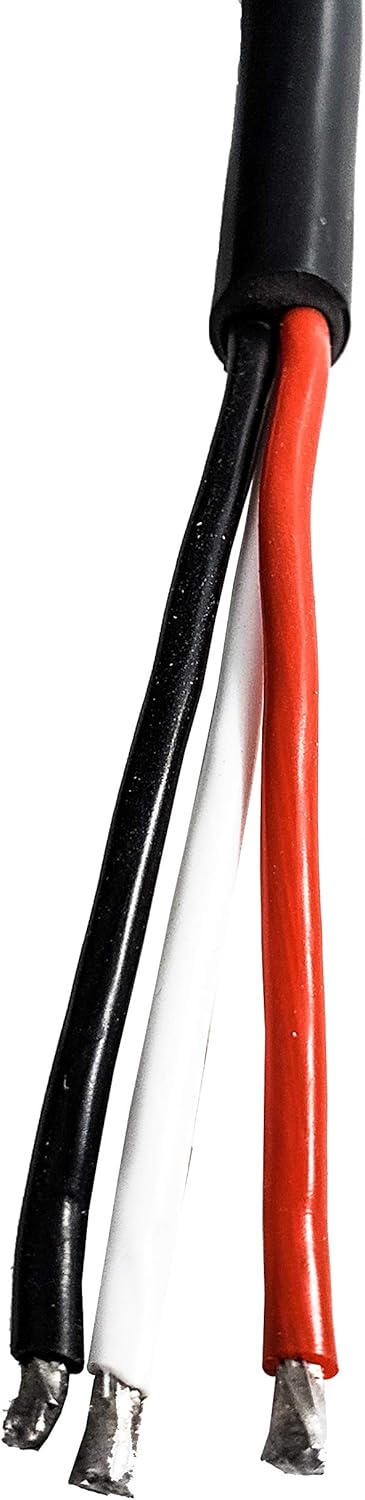 AWG #14 Gauge 30 Ft. Automotive Wire Electrical Cable Silicon Coated tin Wire for 3-Way Connector Harness