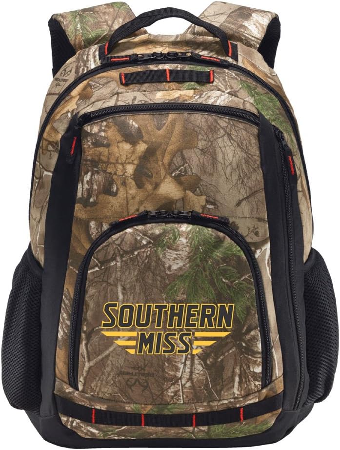Broad Bay Southern Miss Backpack Camo USM Golden Eagles Backpacks - Laptop Section! (Multi - Football Logo)