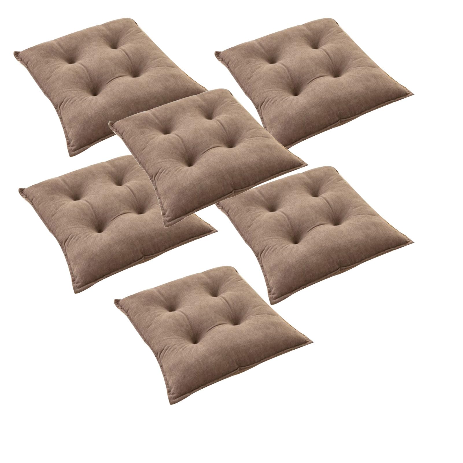 Coussin de chaise anti-glisse lot de 6 pour soulager les assises dures