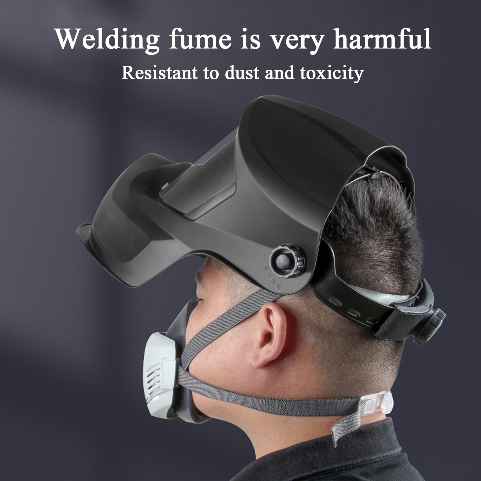 Cagoule de Soudage,Protection pour Meulage - Casque de Soudage Intégral Grande Visibilité pour TIG, MIG, Découpe, Meulage, Construction, Soudure à l'arc, Industrie,