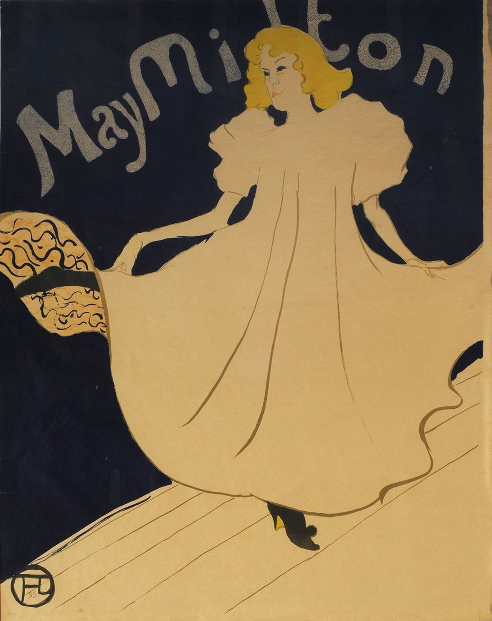 Tableau Henri de Toulouse-Lautrec May Milton XL mat pour décoration salon rétro