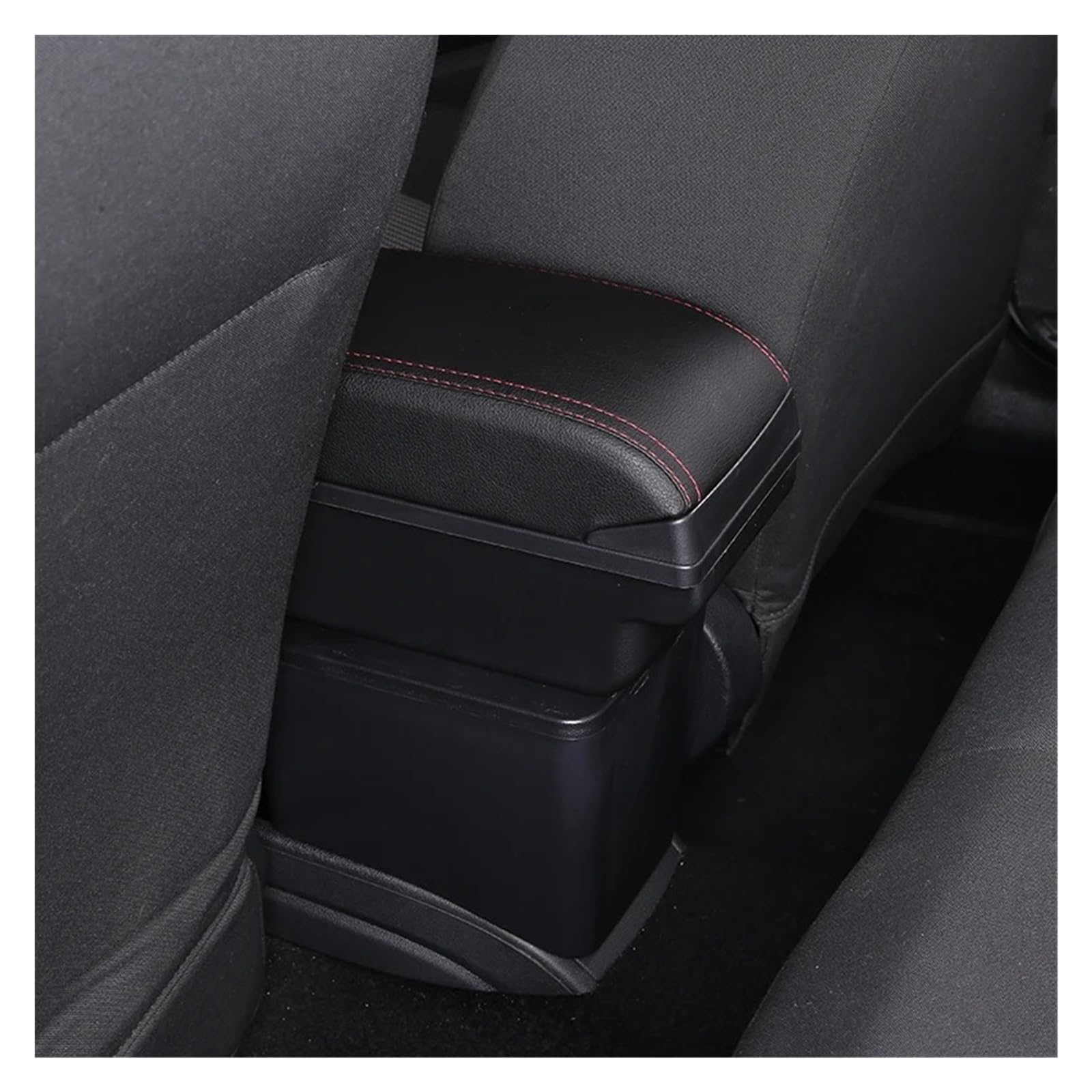 Reposabrazos Central Para Peugeot 307 2001-2008 Caja Almacenamiento Especial Para Reposabrazos Apoyabrazos capa Doble Caja(A Black line NO USB)