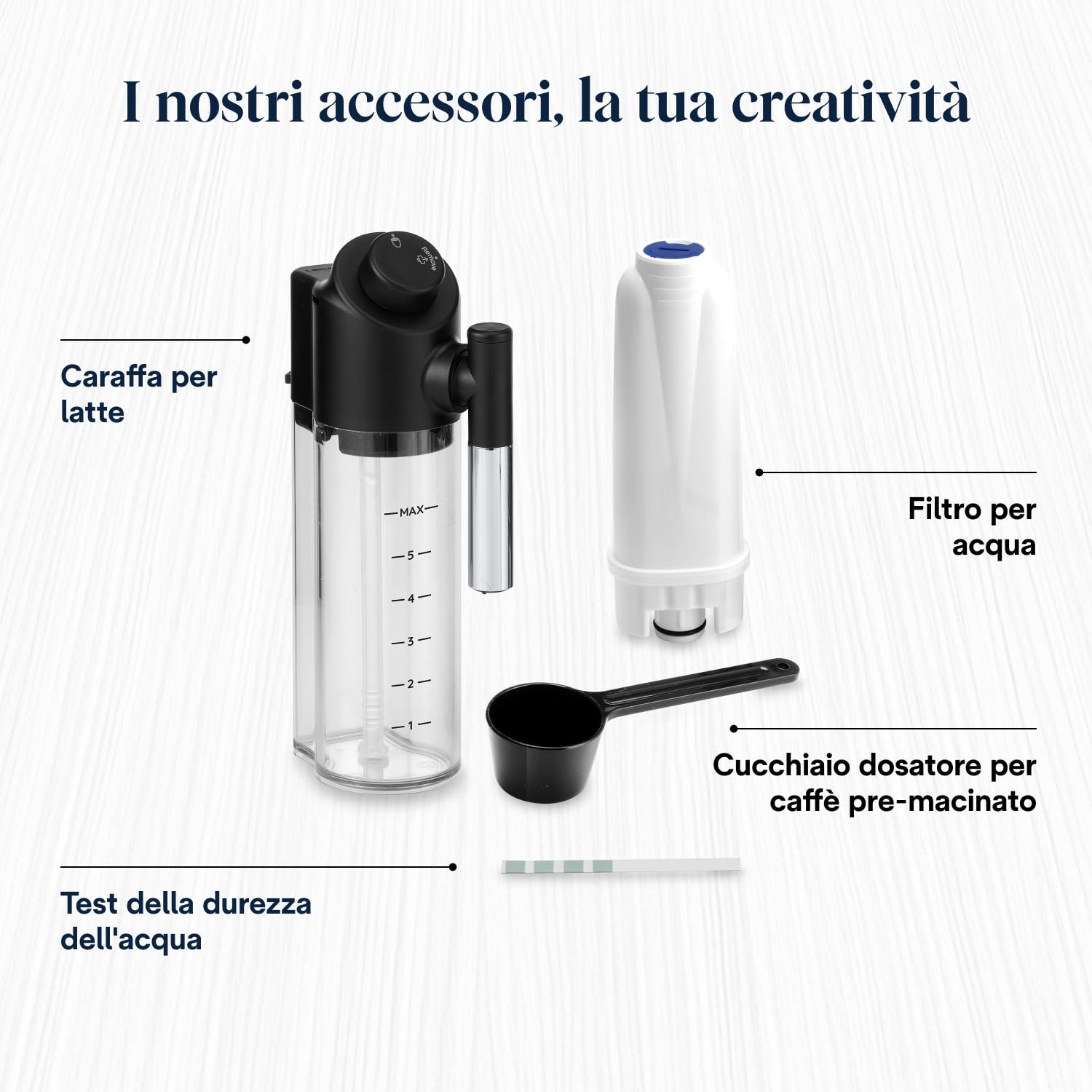 De’Longhi Magnifica Evo Next – Perfetto Macchina da Caffè Automatica, LatteCrema Montalatte Automatico, 13 Bevande in un Solo Tocco, Display Touch a Colori, Titanio e Nero (ECAM312.80.TB)