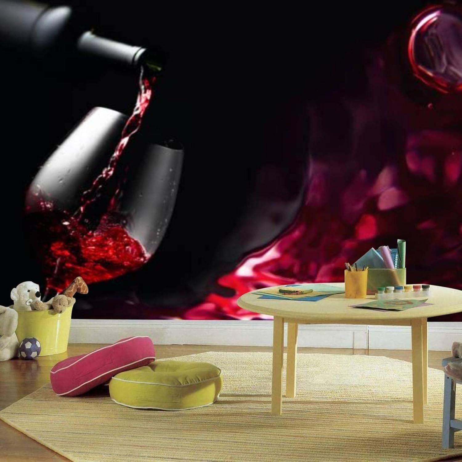 Papier peint intissé theme romantique grand format pour salon et chambre