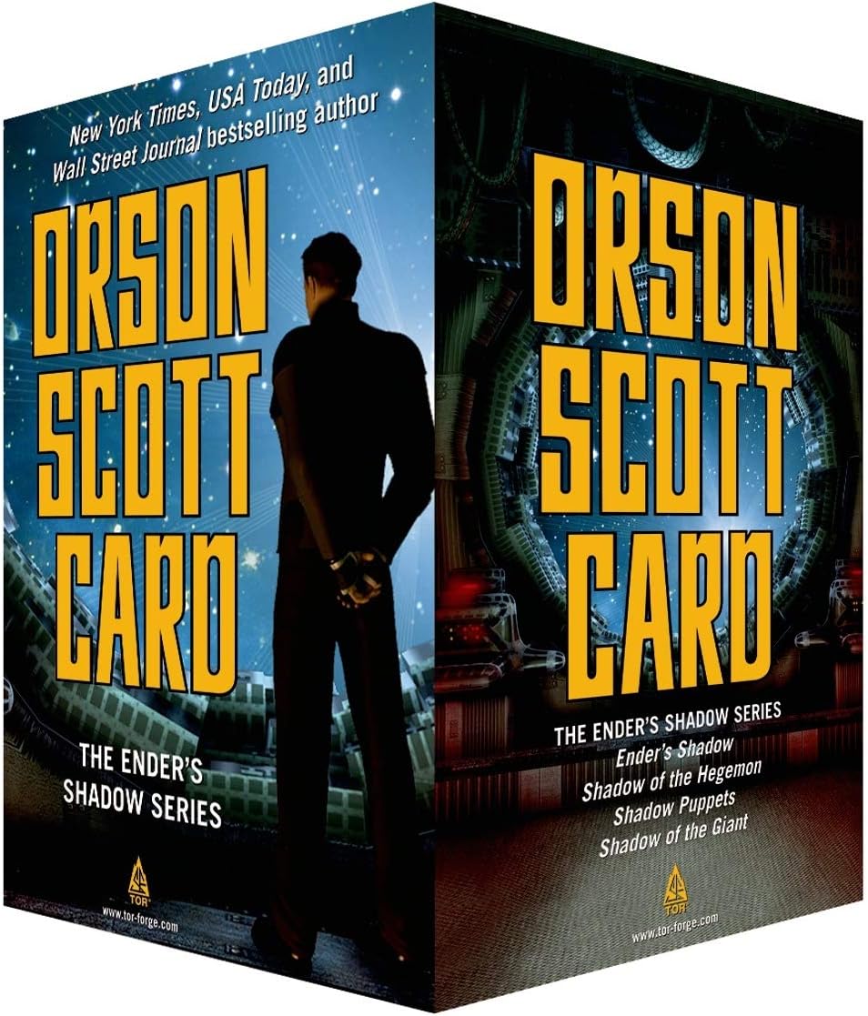 The Ender's Shadow Series Boxed Set: Ender's Shadow, Shadow of the Hegemon, Shadow Puppets, Shadow of the Giant (The Shadow Series) Mass Market Paperback – Box set, November 4, 2008