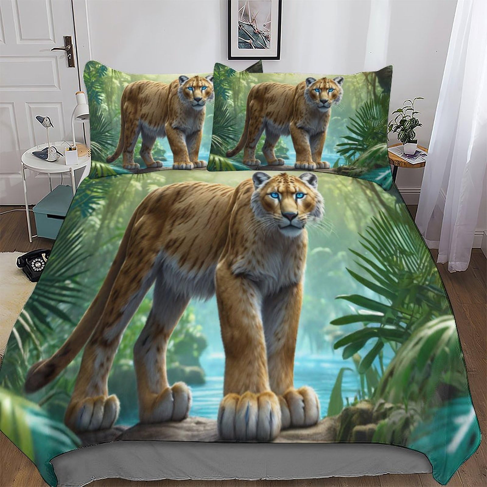 Housse de couette tigre douce pour en finir avec le linge de lit rêche et inconfortable